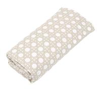 Drap housse imprimé 180x200 cm satin de coton VOYAGE Lin Bonnet 30 cm