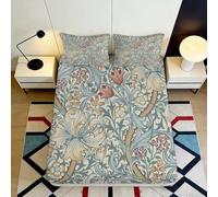 Drap Housse imprimé 3D Fleurs Microfibre Anti-dérapant Poche Profonde Housse Matelas Fleurs enveloppante Lavable Chambre Adulte Jeune 180x200x25cm