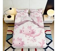 Drap Housse imprimé 3D méduse Fantaisie Microfibre Poche Profonde literie Chambre méduse Fantaisie Housse Matelas Adulte Adolescent 90x200x25cm