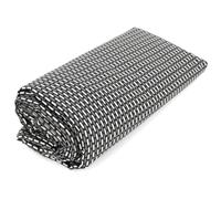 Drap housse imprimé 80x200 cm bonnet 30 cm satin de coton ENZO noir