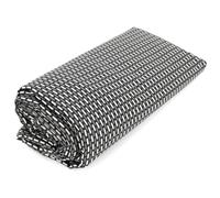 Drap housse imprimé 90x190 cm bonnet 30 cm satin de coton ENZO noir