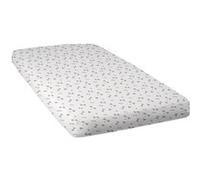 Drap housse imprimé noeuds taupe 70 x 140 cm - babycalin G