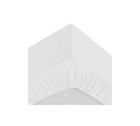 Atmosphera Drap-housse Créateur d'intérieur "Intérieur" 140x190 cm Coton Blanc Bonnet H30 cm