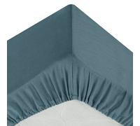 Drap Housse "Intérieur" 140x190cm Bleu Orage