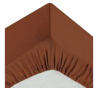 Atmosphera – Drap-housse "Intérieur" 160x200 cm Terracotta