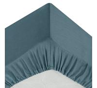 Drap Housse "Intérieur" 90x190cm Bleu Orage