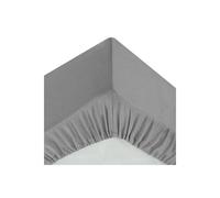 Atmosphera Drap-housse Créateur d'intérieur "Intérieur" 90 x 190 cm Bonnet H30 cm Coton Gris
