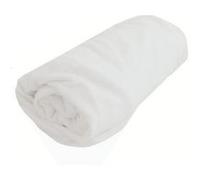 Drap housse jersey 50x100 cm blanc - doux nid Blanc G