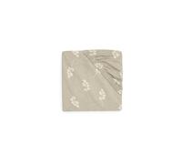 Jollein Drap-Housse en Jersey - pour lit d'enfant - Twig, Vert Olive - 60 x 120 cm - 100% Coton - Beige avec Branches Vert Olive