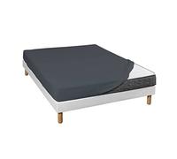 Drap Housse Jersey Anthracite Bonnet 30 cm 100% Coton Biologique 140x190/200