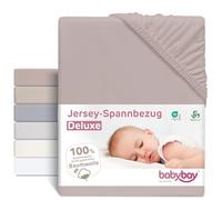 Drap-housse jersey babybay deluxe convient pour le modèle Original, nougat, 81 x 43 cm (1 pack)