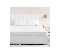 Terre de Nuit - Drap Housse Jersey Blanc Bonnet 40 cm 140x190/200 - - Blanc - Uni