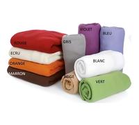 Drap Housse Jersey - Clara - 140x190 cm - Blanc - Extensible - Bonnet 25 cm