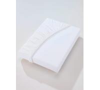 Drap-housse jersey fin maco à repassage superflu - Estella - blanc BLANC 1