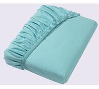 Drap-housse jersey fin maco à repassage superflu - Estella - menthe MENTHE 3