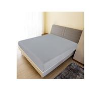 vidaXL Drap-housse Jersey Coton 160x200 cm Gris