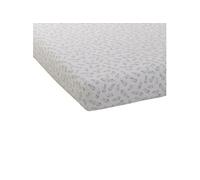 Drap housse jersey imprimé Filou 60x120 cm coton vert feuillage