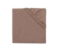 Drap-Housse Jersey Jollein - pour Lit Enfant - Milky Coffee - 60x120cm - Drap-Housse en Coton - Certifiée Oeko-TEX