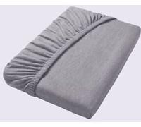 Drap-housse jersey moelleux au repassage superflu - Irisette - couleur argent COULEUR ARGENT 2