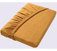 Drap-housse jersey moelleux au repassage superflu - Irisette - couleur doré COULEUR DORÉ 1