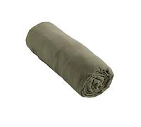 Drap Housse L’Effet Papillon - Drap de lit 100% Gaze de Coton (74 Fils/cm²), Collection Gaïa [ Draps Housses ] (Vert Romarin, 160x200 cm)