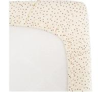 Drap housse lange - DOMIVA - 60x120 cm - Pois - Gaze de coton