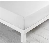 Drap Housse Lina 100% Coton - 180 x 200 cm - Blanc