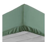 Douceur d'Intérieur Drap-housse Lina Cedre 140 x 190 cm 100% coton