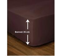 Lovely Home Drap-housse LH71592 160x200+35 cm Marron
