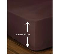 Lovely Home Drap-housse LH71594 180x200+30 cm Marron
