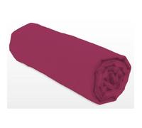 Drap-housse - LOVELY HOME - LH71611 - 160x200+30 cm - Fuchsia