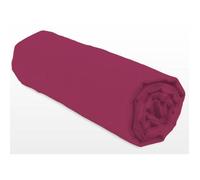 Drap-housse - LOVELY HOME - LH71612 - 140x190+30 cm - Fuchsia