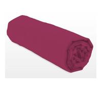 Drap-housse - LOVELY HOME - LH71617 - 90x190+25 cm - Fuchsia