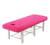 Drap-housse matelassé épais for salon de beauté, couvre-lit doux for la peau, for table de massage, spa, couvre-lit avec trou for respirer(08,80x190cm)