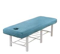Drap-housse matelassé épais for salon de beauté, couvre-lit doux for la peau, for table massage, spa, avec trou for respirer(03,80x190cm)