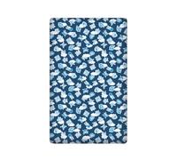 Drap Housse One Piece 90x200+25cm - All-Over Bleu Marine - 100% Polyester - Licence Officielle