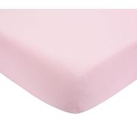 Drap-Housse Percale 100% Coton 80 Fils - Bonnet 30 cm - Doux, Résistant et Élégant - Qualité supérieure 80 Fils (Rose Pale, 180 x 200 x 30)