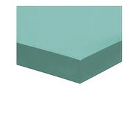 Drap-Housse Percale 100% Coton 80 Fils - Bonnet 30 cm - Doux, Résistant et Élégant - Qualité supérieure 80 Fils (Bleu Canard, 90 x 190 x 30)