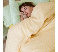 Kadolis - Drap Housse bébé - Motif Vichy - Percale de Coton Bio - Doux et Confortable - Certifié Oeko-TEX et GOTS