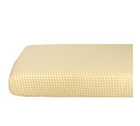 Kadolis - Drap Housse bébé - Motif Vichy - Percale de Coton Bio - Doux et Confortable - Certifié Oeko-TEX et GOTS