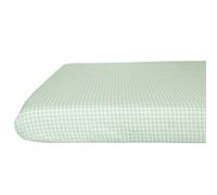 Kadolis - Drap Housse bébé - Motif Vichy - Percale de Coton Bio - Doux et Confortable - Certifié Oeko-TEX et GOTS