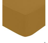 Atmosphera - Drap-housse Percale - 2 personnes 160x200 cm - Mordoré