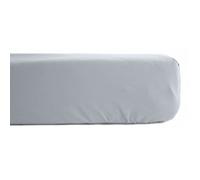 Drap housse percale pur coton peigné longues fibres 80 fils/cm² avec bonnet de 35 cm Vent du sud - Neige - 80 x 200 cm bonnet de 35
