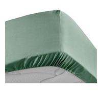 Drap Housse "Percaline" 90x190cm Tilleul Vert G