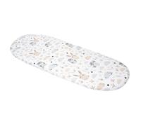 Medi Partners Drap Housse Nacelle 86x40cm Bebe Matelas Lit Couffin Cododo Landau - 100% Coton Ovale Poussette Bébé Fitted Sheets Cover pour Mattress (Océan)