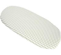 Drap Housse pour Bébé Medi Partners Excellent pour berceau, poussette, 100% coton, protège matelas bébé 86x40 cm, Vert Grille