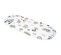 Drap Housse pour Bébé Medi Partners Excellent pour berceau, poussette, 100% coton, protège matelas bébé 86x40 cm, Zoo