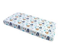 Medi Partners Drap Housse 60x120 lit Bebe Matelas Enfant Bébé - 100% Coton Fitted Draps Lit pour Baby Bed Cover Sheets Matela literie Mattress Couette (Boho Animals)