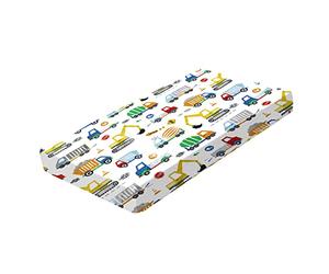 Drap-housse pour berceau fille garçon | Parure de lit pour lit bébé | Coton doux facile d'entretien et durable, imprimé voiture unique - 70 x 140 cm