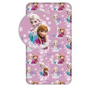 Drap-housse pour enfant Frozen Elsa Anna, 100% coton, taille 90 x 200 cm
